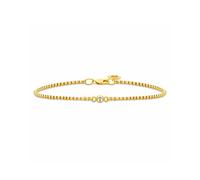 Julie Sandlau Fina Bracelet 22 ct. Goldplated Silver BR271GDCZ - Woman - 925 Sterling Silver Gold 16 cm