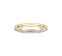 Julie Sandlau Infinity Ring 22 ct. Goldplated Silver RI84GDCZ54 - Woman - 925 Sterling Silver Gold 54