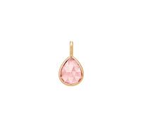 Julie Sandlau Lea Dusty Rose Pendant PD367GDDSROCR - Woman - 925 Sterling Silver Silver