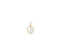 Julie Sandlau Little Prime Pendant 14 ct. Gold YG14-PD383WHPL - Woman - Gold Gold/White 17 mm