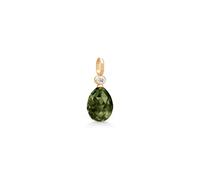 Julie Sandlau Ofelia Pendant 22 ct. Goldplated Silver PD356GDOLCR - Woman - 925 Sterling Silver Green