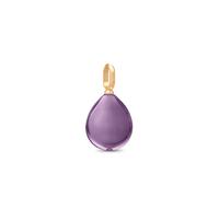 Julie Sandlau Prima Ballerina Pendant 22 ct. Goldplated Silver PD219GDATCR - Woman Gold/Purple