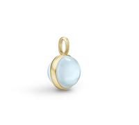 Julie Sandlau Prime Pendant Milky Aqua Pendant 22 ct. Goldplated Silver PD19GDMLAQCR - Woman - 925 Sterling Silver