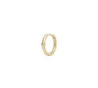Julie Sandlau Purity Medium Earring Single 14 ct. Gold 0,03 ct. YG14-HPS132 - Woman - Gold Gold