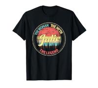 Julie The Woman The Myth The Legend Personalized Name T-Shirt