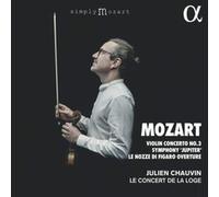 JULIEN CHAUVIN LE C - MOZART VIOLIN CONCERTO NO. 3 - CD - K4z