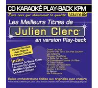 Julien Clerc - CD Karaoké Play-Back KPM vol. 29 ''Julien Clerc''