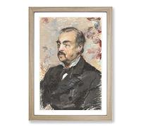 Julien De La Rochenoire by Edouard Manet Framed Print | A2 Oak Framed Wall Art | Ready to Hang | Modern Nature Picture | Living Room Bedroom Lounge Office