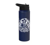 Julien Du Casse Pirate Captain Naval Battle Stainless Steel Insulated Water Bottle