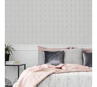 Julien Macdonald Chandelier Silver Geometric Wallpaper