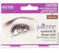 Julienne Eyelash and Eyebrow Permanent Light Brown 04 Colour Tint 15ml