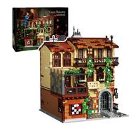 Juliet's Balcony House Building Blocks Set 3800PCS - Verona Villa Bricks Kit, Shakespearean Architecture Model Toy, City Streetcape, Creative Gift for Adult and Collector, Romantic Literary Display
