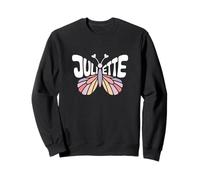 Juliette Butterfly - Personalized Cute Name Word Art Sweatshirt