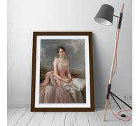 Juliette Gordon Low by Edward Hughes Stunning Framed Wall Art Print Picture - A2 - Walnut Frame