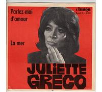 Juliette Greco - Greco, Juliette / Parlez-moi d´amour / La mer / 1965 / Bildhülle / Amiga # 4 40 033 / 440033 / Deutsche Pressung / 7" Vinyl Single-Schallplatte