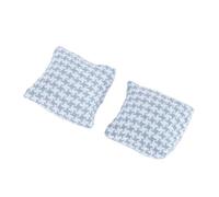Julihai 1:12 Scale Dollhouse Pillows, Plush Fabric Miniature Cushions for Sofa DIY Decor, Handmade with Lifelike Stitching