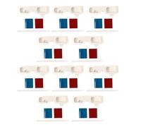 Julihai 10 Pack 3D Glasses, DIY Cardboard Glasses with 3D Cards Included, Educational Science Activity Kit for Kids (with Card)