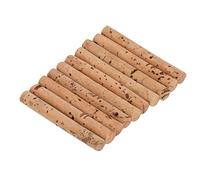 Julihai 10Pcs Carp Fishing Cork Sticks, Oak Material Buoyant Bait Cork Stick for Method Feeder Rig, with Portable Lightweight Design for Carp Fishing Boilies and Particle Baits (6mm)