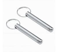 Julihai 2PCS Weight Stack Pin, 0.39in Diameter Stainless Steel Weight Selector Loading Pin Replacement Home Gym Accessories