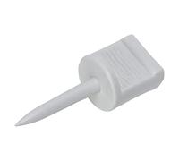Julihai 30 Pcs Archery Target Nails, Nylon Lengthening Reusable Target Paper Pins for Practice Foam (White)
