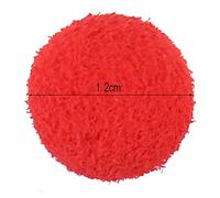 Julihai 30Pcs Floating Carp Fishing Pellets, 10mm 12mm Soft Foam Pop Up Baits with Strawberry Sweet Potato Flavor for Big Fish Lure (Red strawberry flavor 12MM)