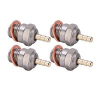 Julihai 4Pcs RC Car Glow Plug, T1 Hot Spark Nitro Engine Parts Replacement for HSP 1 8 1 10, with Steel Brass, Suitable for 5 40 Methanol Fuel Car Ship Model 16 28