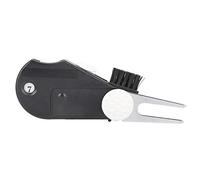 Julihai 5 in 1 Divot Tool, Practical Multi Function Accessory with Tuning Fork Ball Marker Brush Stroke Counter, for Course Outdoor Sports