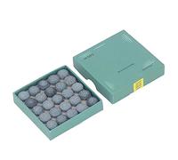 Julihai 50PCS Billiard Pool Cue Tips, Premium PU Material High Density Hardness Wear Proof, with Replacement for Pool Cues Snooker Accessories, for Billiards Game Arcade Home Entertainment (13mm)