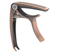 Julihai 6 String Acoustic, High Strength Metal Guitar with Strong Spring for Buzz Free Playing, Stylish Design for Electric and Acoustic Guitars (Copper Color)