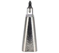 Julihai 6in Cowbell, Electroplating Metal Percussion Instrument with Crisp Beautiful Sound for Drum Set Accessories Dance Music
