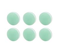 Julihai 6pcs Billiard Pool Cue Tips, 14mm Crystal Replacement Cue Tips for Snooker and Pool Stick, with High Density and Hardness for Ball Control (Crystal Color)