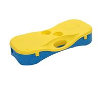 Julihai 9.8 Feet Portable Badminton Net, Easy to Set Up Portable Tennis Net for the Whole Family (Yellow)