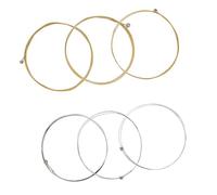 Julihai Acoustic Guitar Strings, 6-Pack Replacement Set with Stainless Steel and Phosphor Copper Alloy