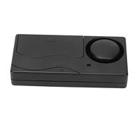 Julihai Adjustable Sensitivity Bike Security Alarm 110dB Vibration Alarm with Remote Control Panic Mode for Vehicles 10 Level Black ABS Material