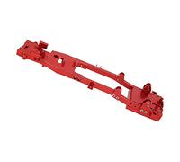 Julihai Alloy RC Chassis Frame, CNC Precision Machined Anodized Aluminum Upgrade Part, with Easy Installation for WPL D12 1/10 Scale Remote Control Car (Red)
