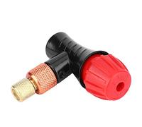 Julihai Aluminum Alloy Bike Inflator Valve Head, Presta Schrader Valve Compatible with Road Mountain Bikes, with Brake Lever for 3x7 Speed Bicycle