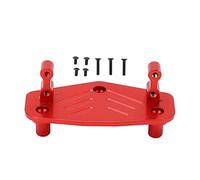 Julihai Aluminum Alloy Steering Servo Mount Bracket, High Strength Lightweight Replacement for 1/8 Losi LMT Truck, with Anodized Oxidation and Easy Installation (Red)