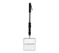 Julihai Beach Shovel, Rustproof Metal Sand Sifter with Mesh Bag Shell Scoops Beach Toy for Collecting Shells and Sea Glass (1 Shovels+1 Shell Bag)