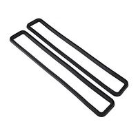 Julihai Bulkhead Fit for Vent Seal Rubber Durable Good Sealing Performance for Series SI II IIA III 90 110 Black 1 Pair Auto Parts