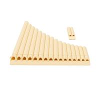 Julihai C Key Pan Flute 16 Pipes Traditional Chinese Instrument (Beige)