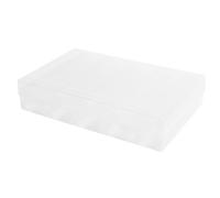 Julihai Coin Storage Box 100pcs Clear Coin Containers with EVA Foam Pads Durable Material Organizer Case for Collection Supplies