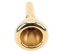 Julihai Copper Trombone Mouthpiece, Alto Mouthpiece Replacement Part for Stable Sound Quality, with Easy Installation and Compact Design (Gold)