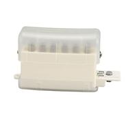 Julihai Cute Style 6 Hole Paper Puncher 7mm Punching Depth Desktop Punch for DIY A5/B5/A4 Flipchart ABS Material (Transparent)