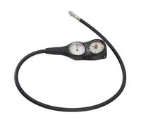 Julihai Diving Pressure Depth Meter, Double Linkage Device with Pressure and Depth Display, TPR Material, for Scuba Diving Enthusiasts