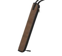 Julihai Drum Stick Bag, Oxford Fabric Multi Compartment Padded Interior with Hanging Hook, for Drumsticks Brushes Mallets (Brown)
