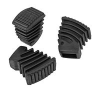 Julihai Durable Elastic Cymbal Stand Bracket Rack Pads Drum Rubber Feet 3Pcs for Music Lovers Black (WC11)