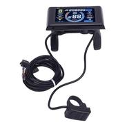 Julihai Electric Bike LCD Display, High Definition Colorful Cycling Computer with Backlight Design for DC24V 36V 48V E Bike, ABS Material