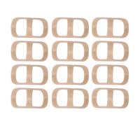 Julihai Finger Splints, 12PCS Oval Finger Joint Brace Support with Premium PP Material, for Piano Guitar Pipa Guzheng Musicians (M)