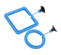 Julihai Fish Tank Floating Food Circle PVC Fish Feeding Ring for Encouraging Picky Eaters, Preventing Bullying for Ultimate Tank Setup