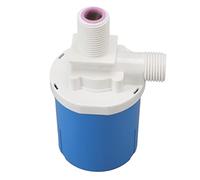 Julihai Float Valve Automatic Compact Water Level Control Valve -Proof for Water, Plastic Control for Hydroponics Aquarium 1 Pack (Top Inlet)